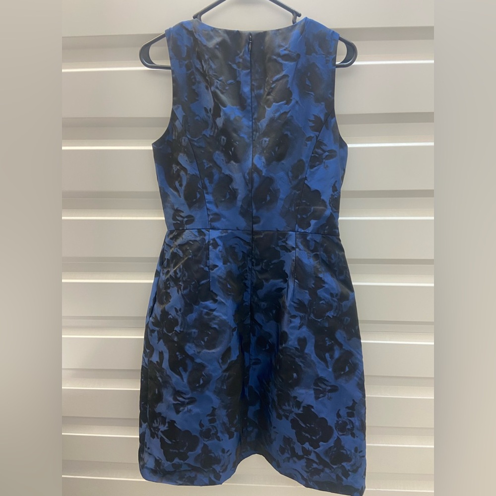 Talbots navy black floral dress nwt size 8 - Picture 5 of 6